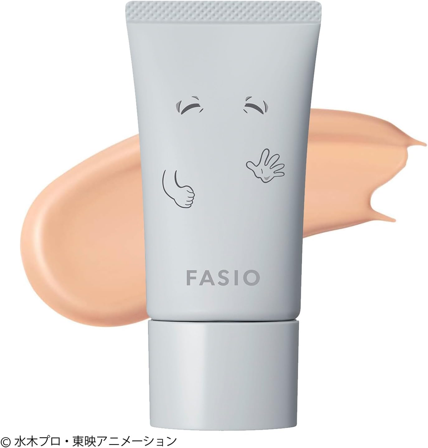 FASIO BB Cream, Airy Stay, BB Tint, UV 01, Pink Beige, 1.1 oz (30 g), Gegege no Kitaro, Coloring, Limited Design, Waterproof, Oil Proof, SPF50+/PA++++, Sunscreen, Makeup Foundation, Foundation
