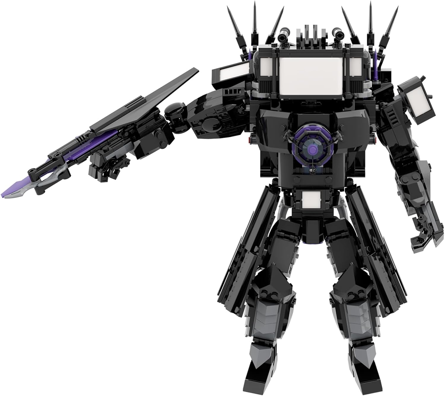 Skibiti Toilet 2024 New Building Blocks Giant Edition Upgraded Titan Television Man Toy Skibidi Toilet Toy Hobby Blocks Collection Net Anime Collectible Boys Girls Kids 6 Years 7 8 Years Old