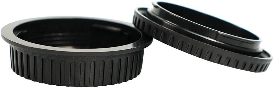 [Set of 3] Canon EF EF-S Mount, All Compatible, Rear Lens Cap + Camera Body Cap, Canon EF EF-S Compatible Mounts