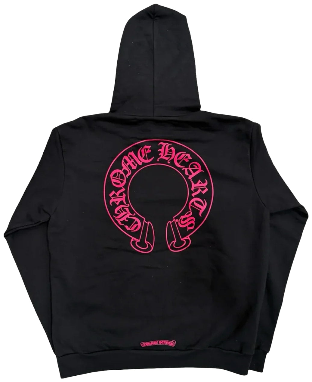 CHROME HEARTS 'PINK HORSESHOE' FLORAL ZIP UP HOODIE