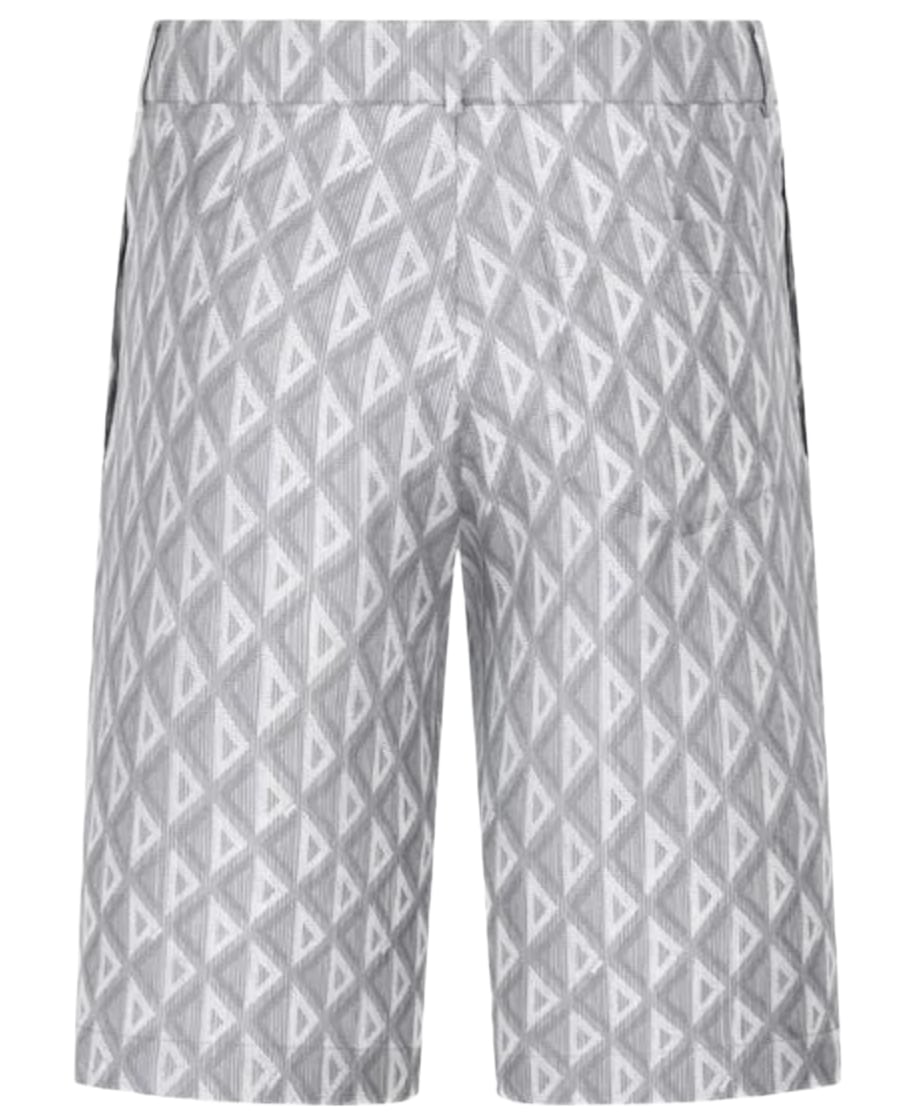 DIOR 'GREY' DIAMOND BERMUDA SHORTS