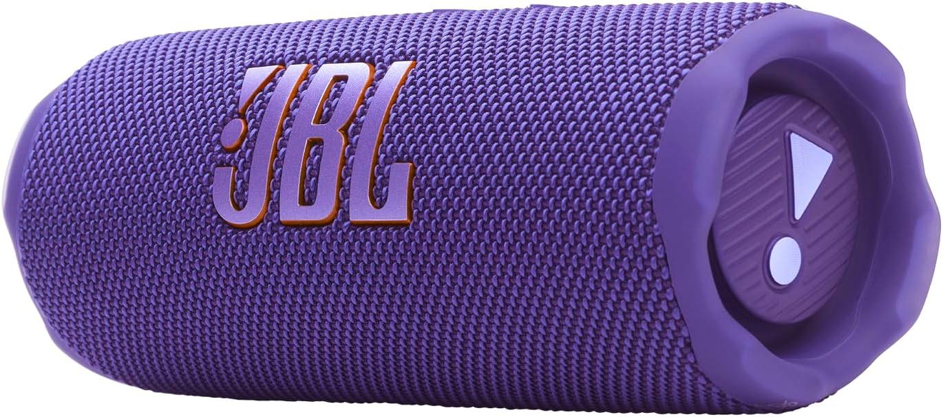 JBL FLIP 7 Portable Speaker Waterproof Dustproof Bluetooth Up to 14+2 Hours Playtime, AURACAST App Supported, USB Audio (Purple)