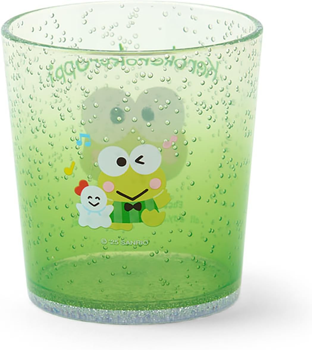 Sanrio Keroppi Clear Tumbler, AS Resin, Drinking Cup, Capacity: Approx. 10.1 fl oz (300 ml) 176109
