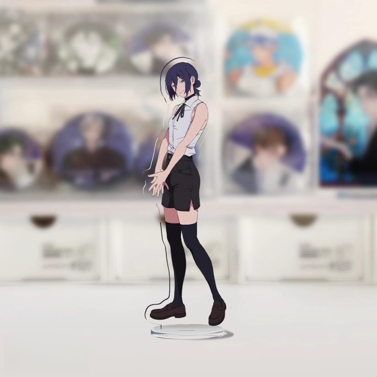 チェンソーマン アクリルスタンド アクスタ レゼ マキマ 早川アキ パワー デンジ 三鷹アサ 姫野 台座あ 札を立てる 両面透明 軽量 置物 萌えグッズ 記念品 贈り物 展示用デコレーション 誕生日プレゼント 非公式 (10) [並行輸入品]