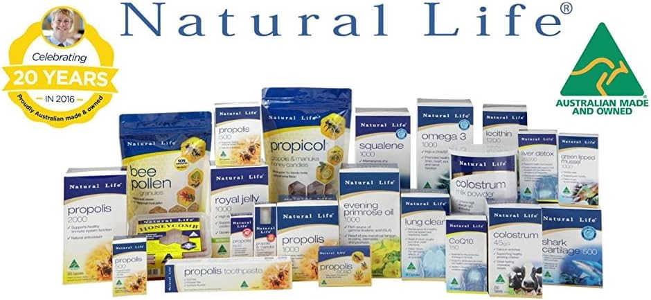 Natural Life Royal Jelly 1000 365 Tablets + Propolis 500 x 365 Tablets [With Japanese Packaging Label] [Parallel Import]