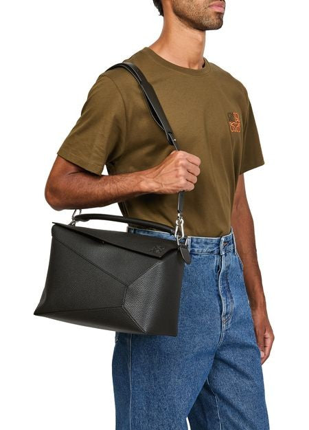 LOEWE Large Puzzle Edge bag in grained calfskin - Image 2