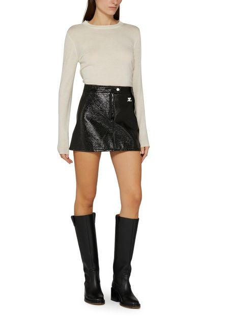 COURREGES Reedition Vinyl ミニスカート - Image 2