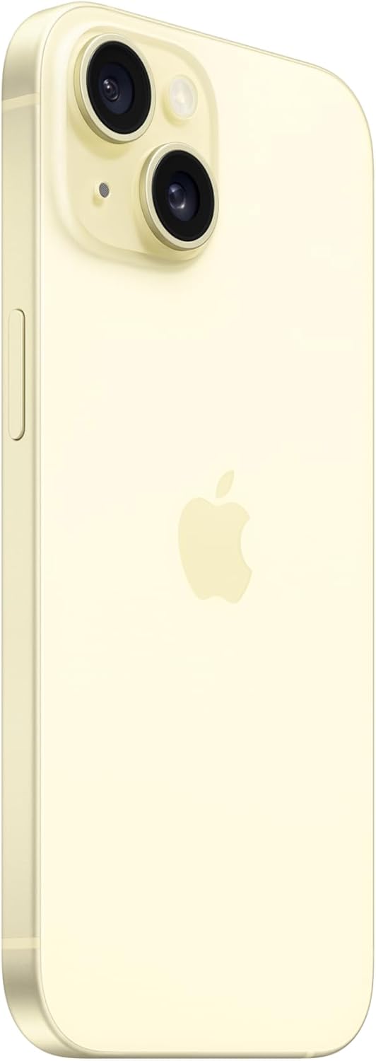 Apple iPhone 15, 128GB, Yellow, SIM-Free, 5G Compatible, Refurbished