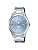 Casio MTS-115D-2A2 Analog Quartz Standard Silver Light Blue