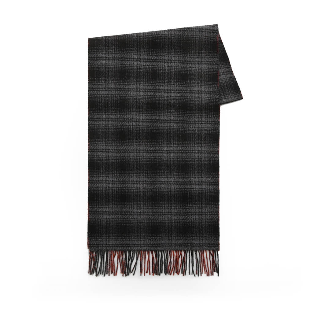 Woolrich ウールリッチダブルウールチェックグレースカーフ - Image 2