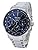 Seiko SSB163P1 Men's Blue Chronograph 328.4 ft (100 m) Waterproof Watch with Manufacturer's Genuine Box, Bracelet Type