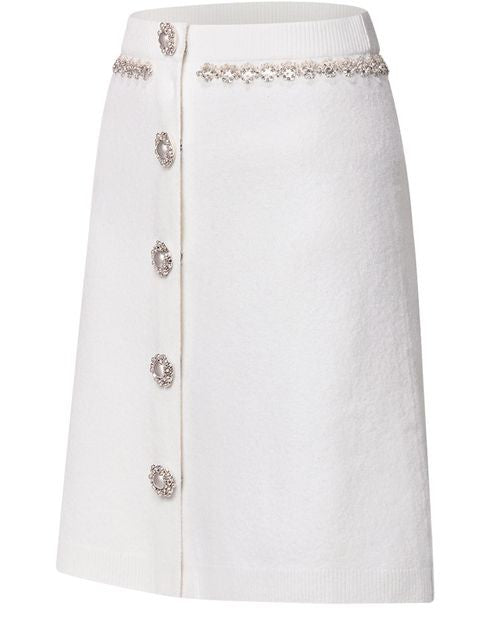 LOUIS VUITTON Jewel Button Knit Skirt - Image 2