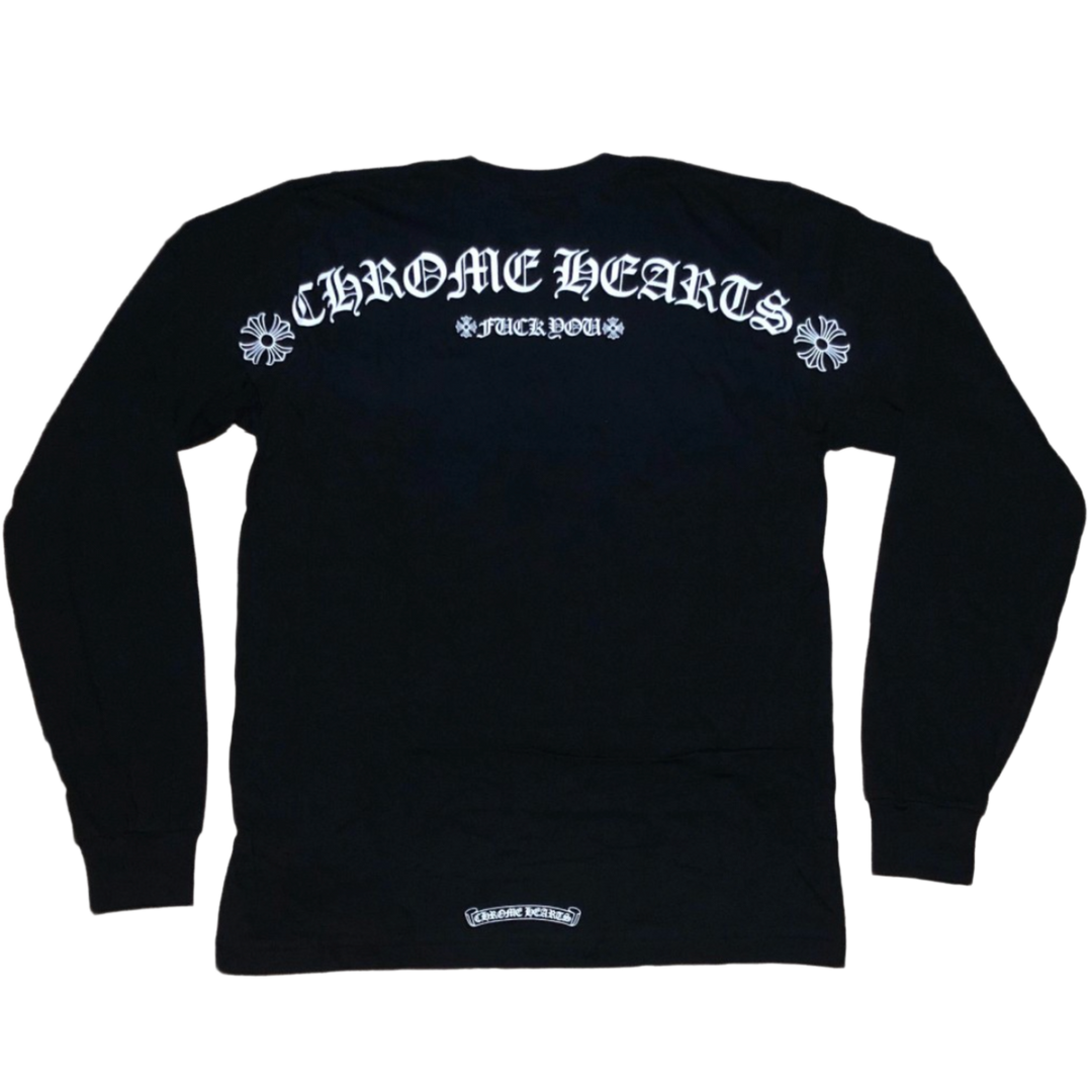 CHROME HEARTS 'BLACK' FUCK YOU LONG SLEEVE