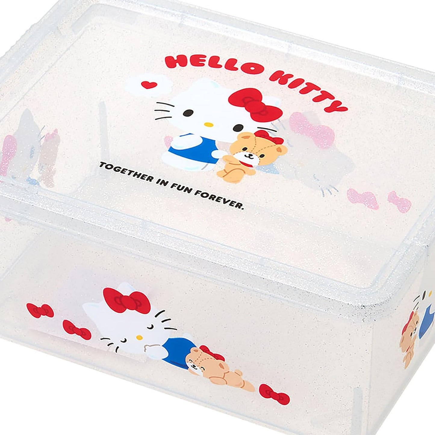 Sanrio 722278 Storage Case, S, Hello Kitty Stacking, Small Storage Case