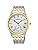 Seiko SRK048P1 Men's Wristwatch, Quartz, Overseas Model, Silver, Gold, Combination, multicolor, Bracelet