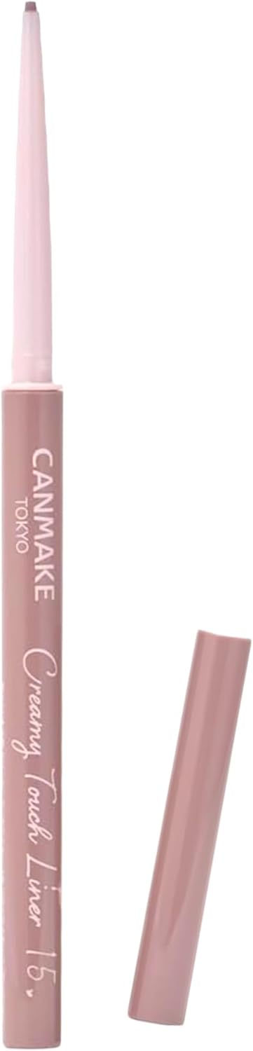 Canmake Creamy Touch Liner 15 Cappuccino Pink Eyeliner Gel Smooth Extra Fine [Single Item]
