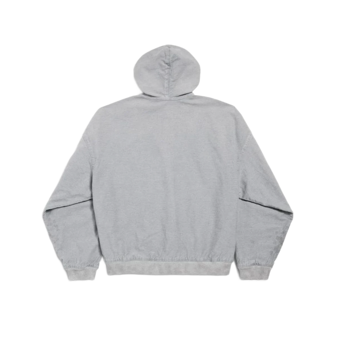 BALENCIAGA 'GREY' TROMPE HOODIE