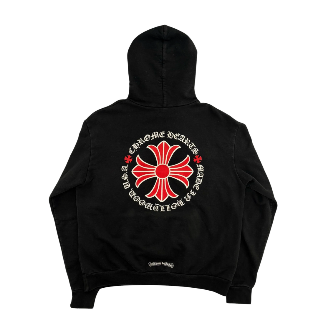 CHROME HEARTS 'MADE IN HOLLYWOOD' PLUS CROSS LOGO HOODIE