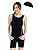 (LE MODE) lemode CSMB122 Women's Fitness Swimsuit, With Swim Cap Set, Separate Top and Bottom, Sleeveless, Competition Swimsuit, Fitness, Prevents Riding Up