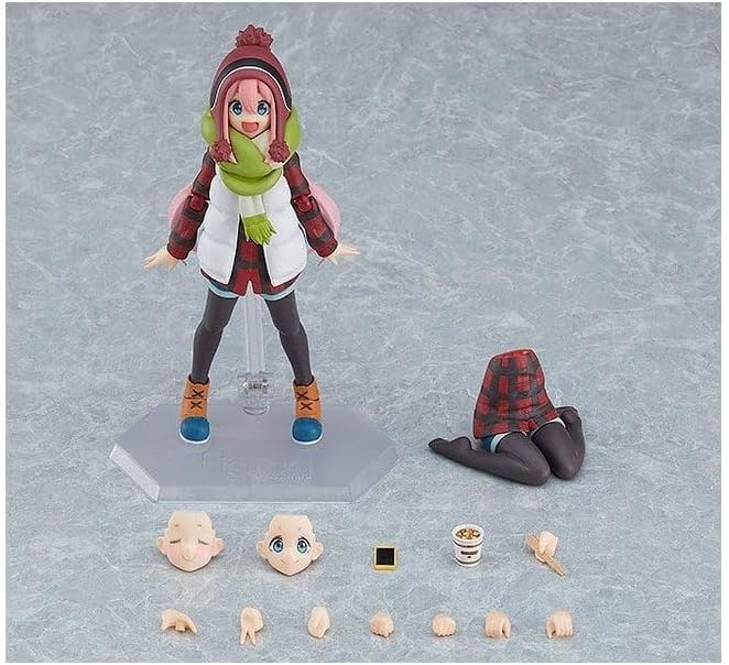 figma Yurucamp Nadeshiko Kakamigahara Non-Scale ABS & PVC Pre-painted Action Figure