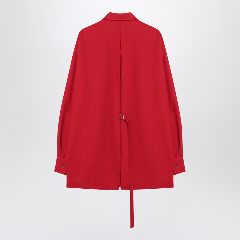 Ami Paris アミパリレッドウールシャツ - Image 2