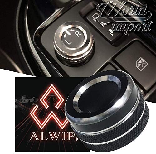 Mirror Switch Aluminum Cover (Black)