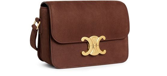 CELINE teen Triomphe bag in grained nubuck calfskin - Image 2