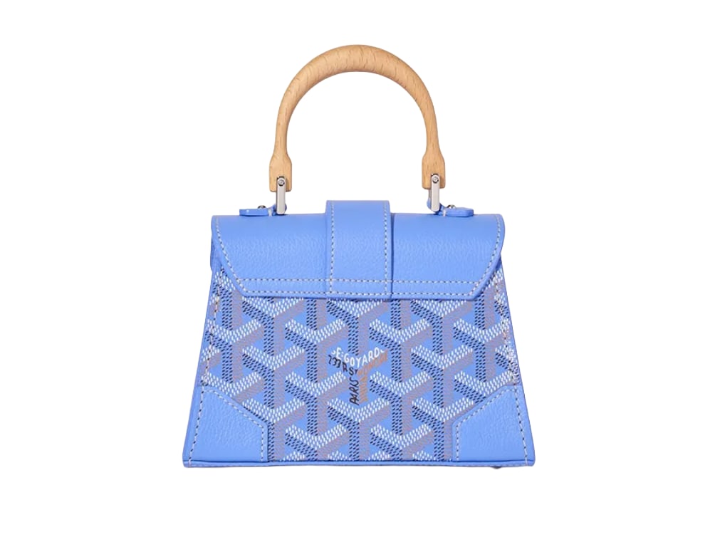GOYARD 'IRIS BLUE' SAIGON NANO BAG
