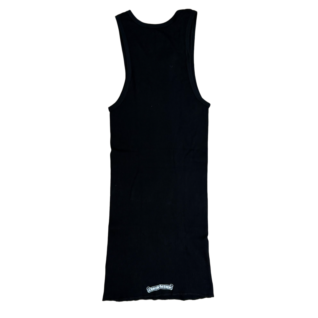 CHROME HEARTS 'BLUE BEADED' ART BASEL BLACK TANK