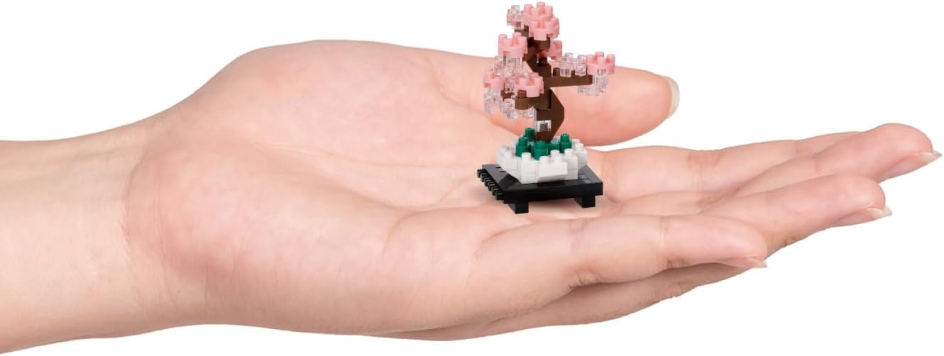 Kawada Nanoblock Mini Nano Bonsai (Box) NBMC_63S 1 Box = 6 Pieces, Total 6 Varieties