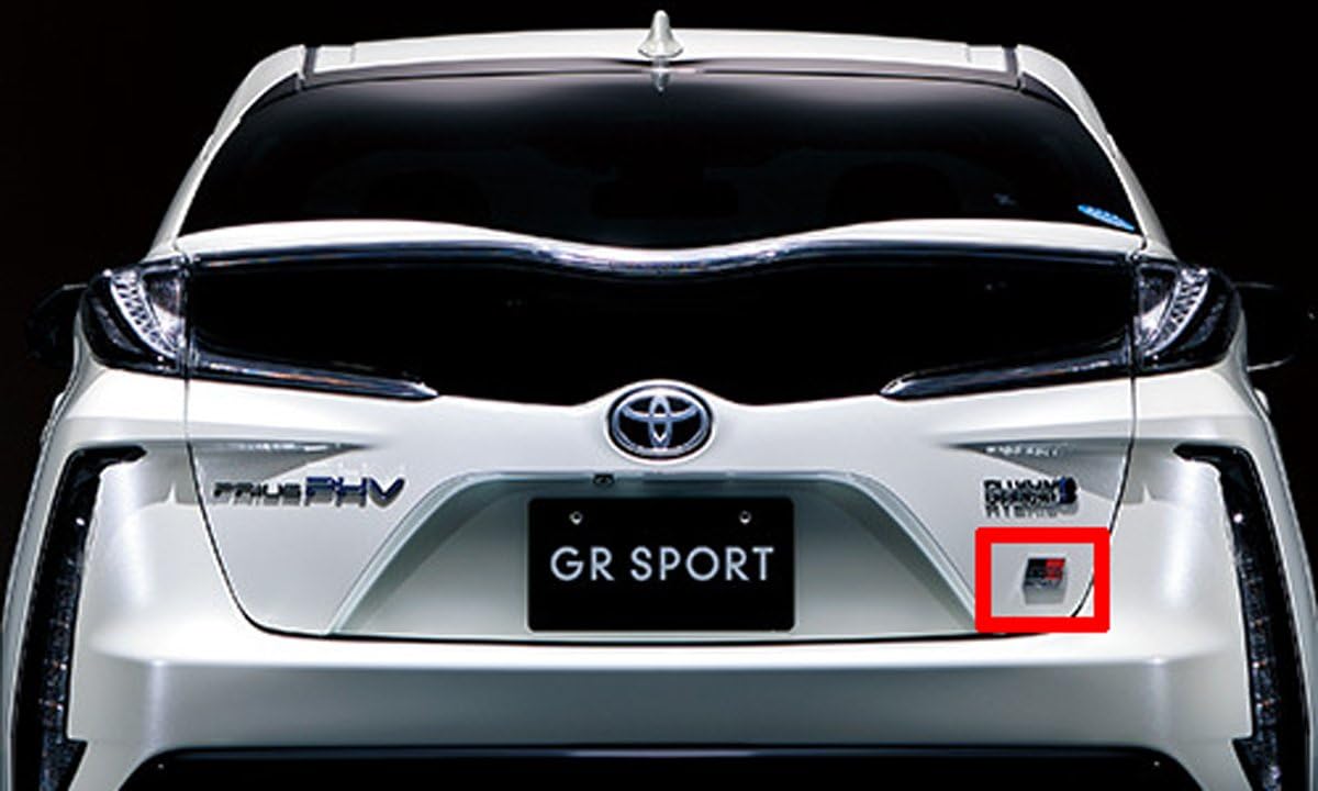 TOYOTA/トヨタ純正【GR/ガズーレーシング】バックドアエンブレム【プリウスPHV／ZVW52】【GRスポーツ用】H29.09~