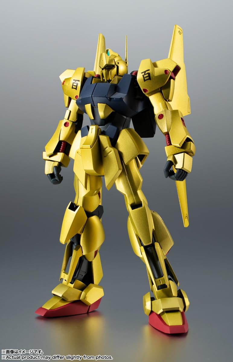 TAMASHII NATIONS Robot Spirits Mobile Suit Z Gundam MSN-00100 Hundred Series Version A.N.I.M.E. Approx. 5.1 inches (130 mm), PVC & ABS Pre-painted Action Figure