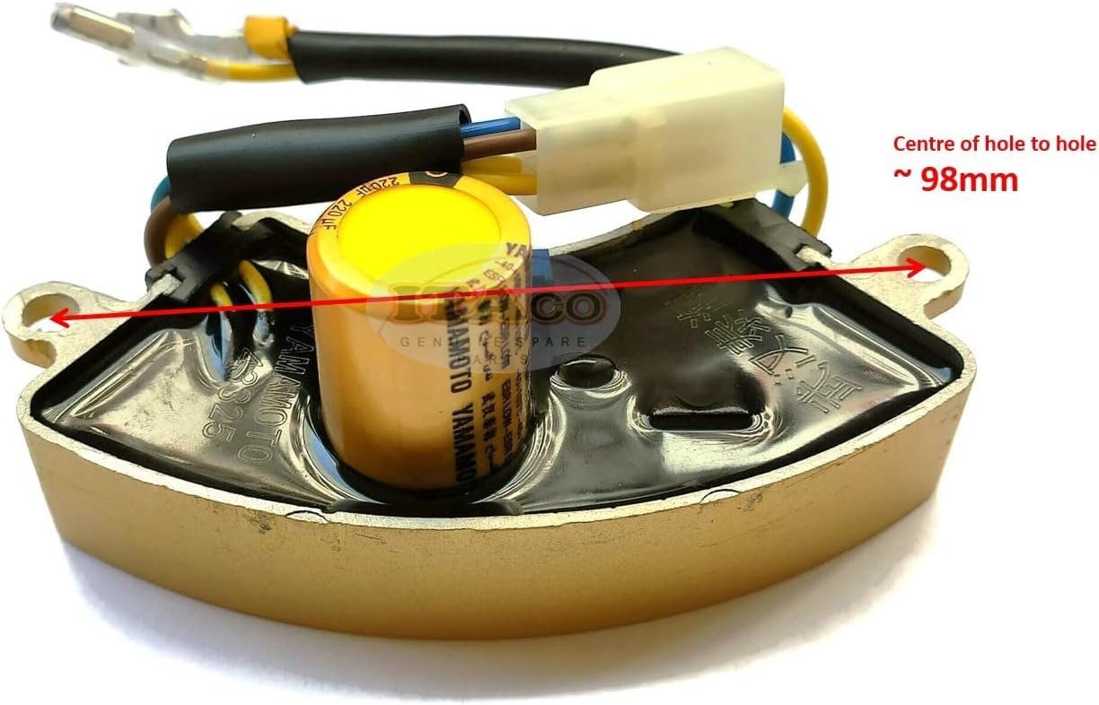 2500ワット発電機AVR自動電圧レギュレータ整流器発電機AVR 2.5KWアルミニウム半月