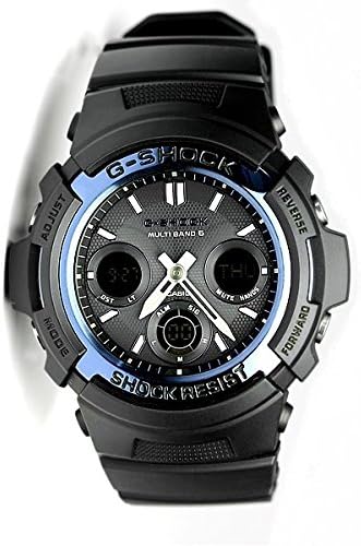 Self-Defense Force Police Officer Entrance Celebration Public Servant G-SHOCK 20 ATM Water Resistant Radio Solar Digiana Plastic Belt Watch for Men (AWG-M100A-1A, AWG-M100B-1A, AWG-M100MR-4A)