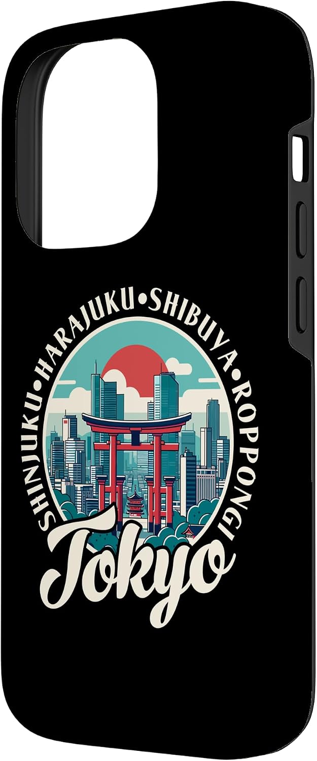 東京 新宿 原宿 渋谷 六本木 日本 お土産 スマホケース iPhone 14 Pro 用