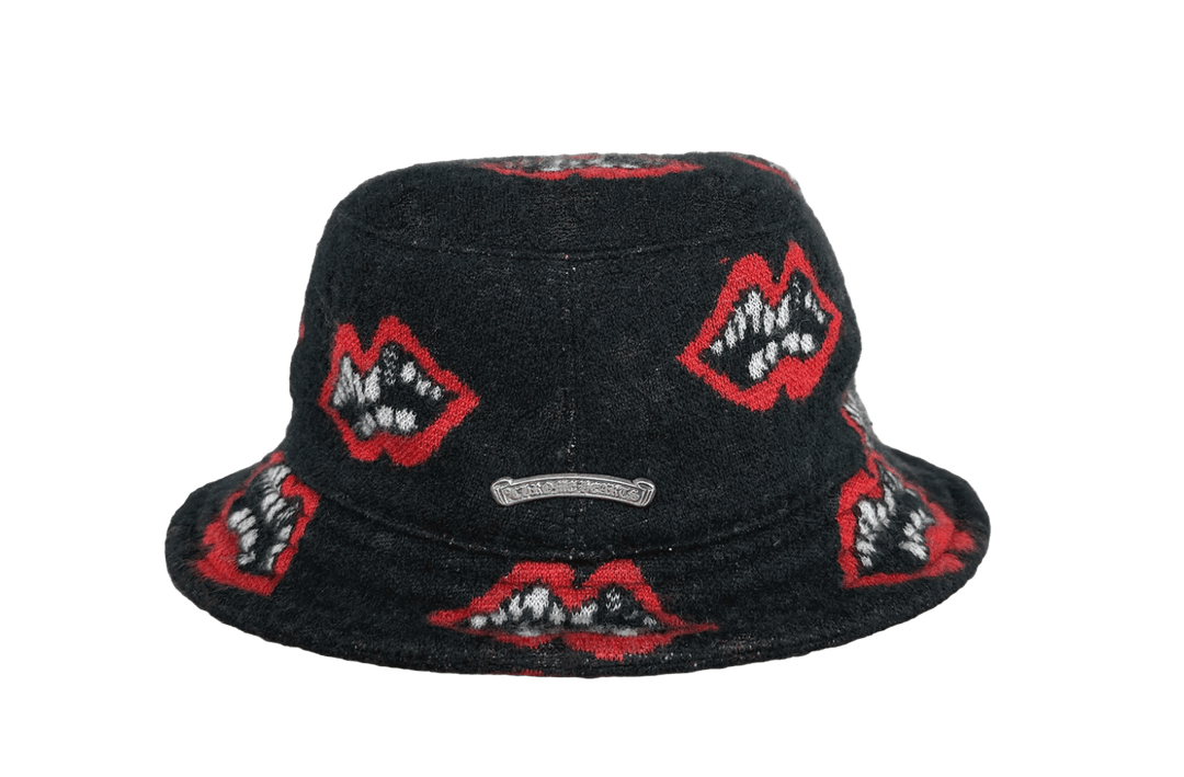 CHROME HEARTS BUCKET HAT CHOMPER ALL OVER PRINT