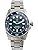 HYAKUICHI 101 Hyakuichi Water Resistant 20 ATM Sweep Second Divers Watch Ceramic Bezel Non-Date Wristwatch Deep Aqua, deep aqua, Bracelet Type