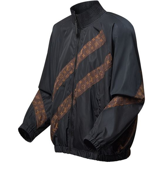 LOUIS VUITTON Monogram Stripe Zip-Up Jacket - Image 2