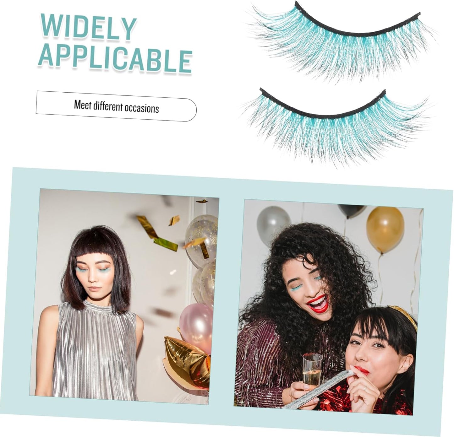 minkissy 10pcs Colored Eyelashes False Eyelash Strips Makeup Eyelashes Bulk Green Eyelashes Colored Eyelash Strip Lashes Bulk Eyelash Lashes Bulk Lashes Lashes Lashes Lash Extensions Eyelashes