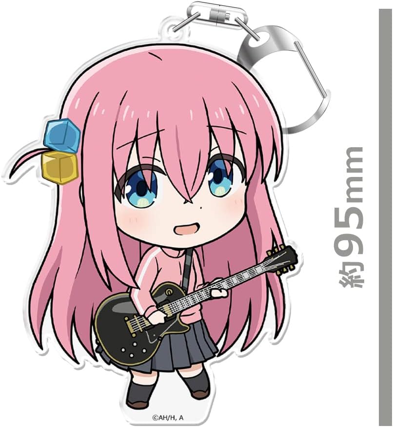 Bocchi, Za, Roku! Punikore! Keychain (with stand) Hitori Goto
