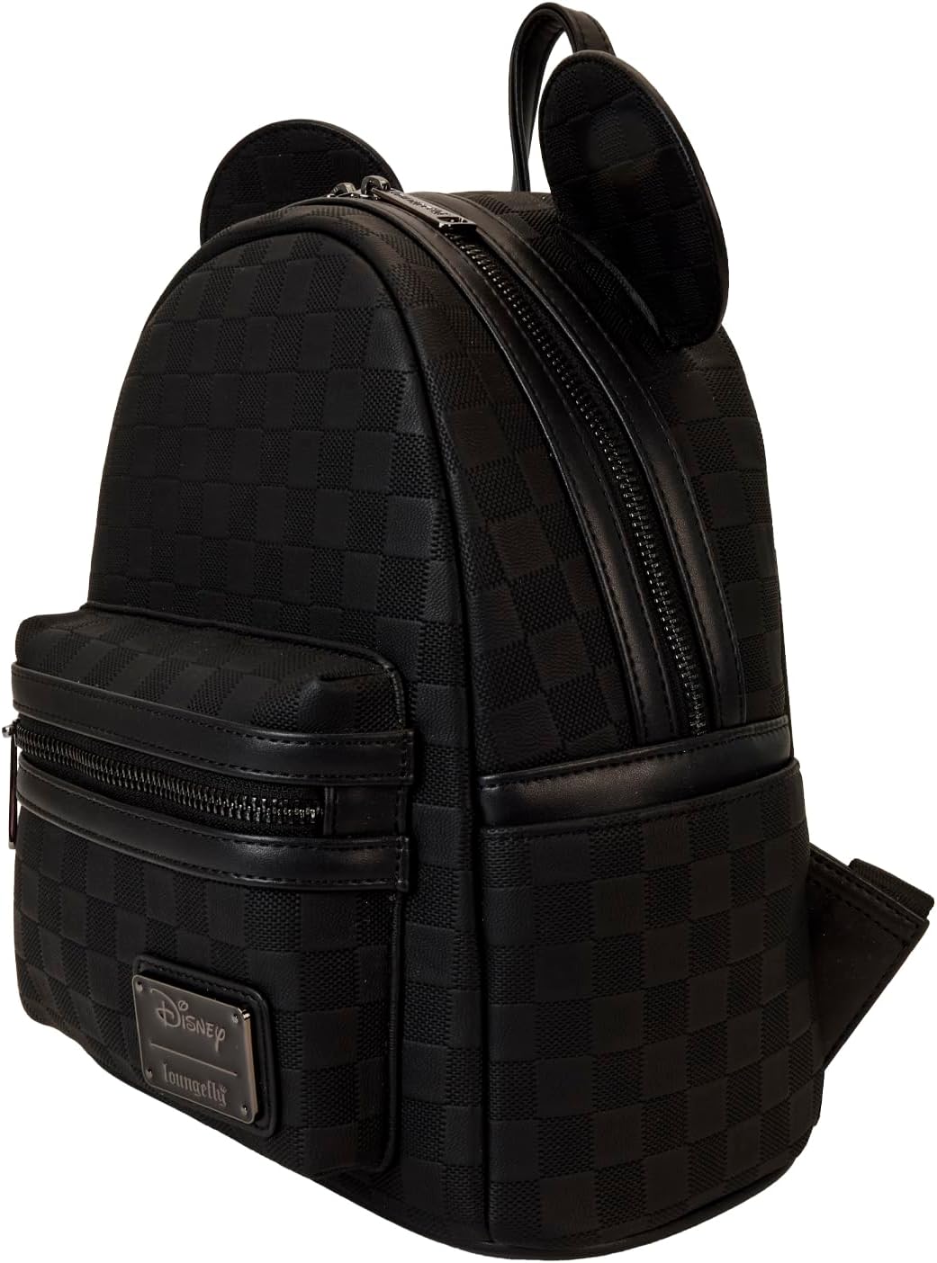 Mochila Mini de Mickey Mouse con Textura a Cuadros de Loungefly