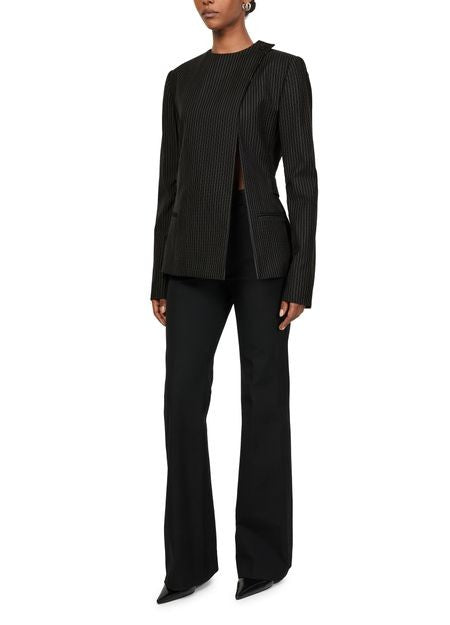 COURREGES Buckle pinstripes jacket - Image 2