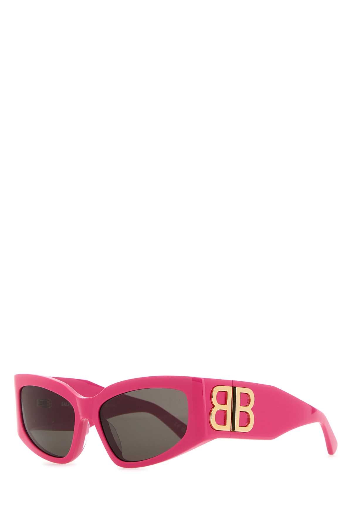 Balenciaga Fuchsia Acetateボス猫サングラス - Image 2