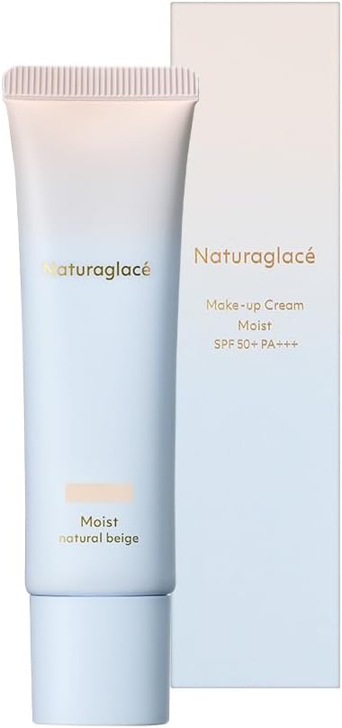 Natura Grasse Makeup Cream Moist 01 Natural Beige Natural Glossy Skin 30g SPF50+ PA+++ Sunscreen Soap Off Vegetable Skin Care Ingredients Organic