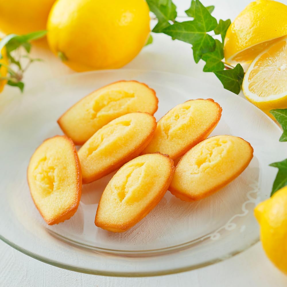 Henri Charpentier Gourd Gokoku Harvest Awaji Lemon Madeleine Baked Sweets, Popular Sweets, Gift, Individual Packaging, Present, Return, Family Celebration, Souvenir, Retirement, Pack of 10 | スイーツ お返し 焼き菓子 個包装 手土産 焼き菓子 退職 内祝い
