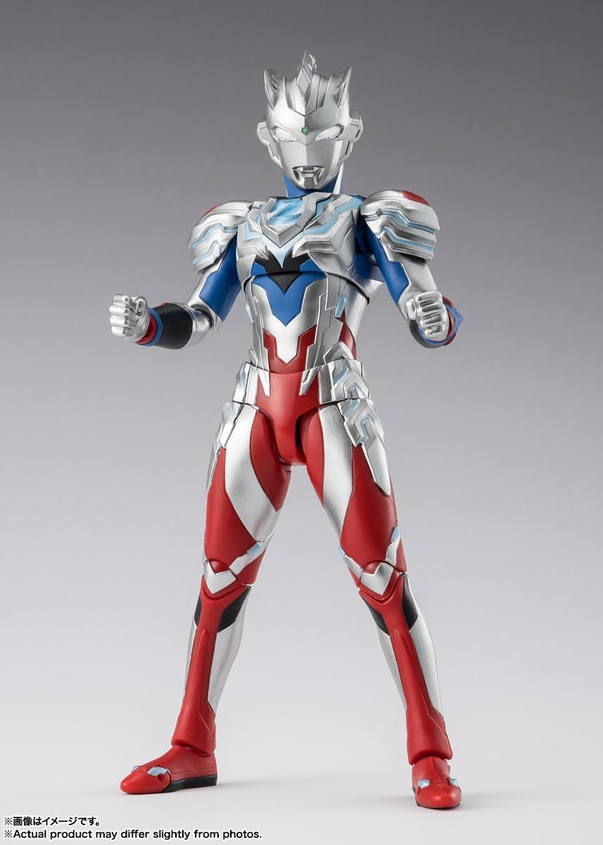 TAMASHII NATIONS S.H. Figuarts Ultraman Z Ultraman Zett Alpha Edge (Ultraman New Generation Stars Ver.), Approx. 5.9 inches (150 mm), PVC & ABS Pre-painted Action Figure
