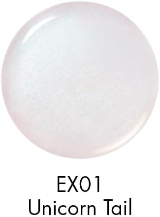 Lunasol EX01 Illuminating Lip Oil, White, Unicorn Tail, Transparent, Glossy, Lightweight