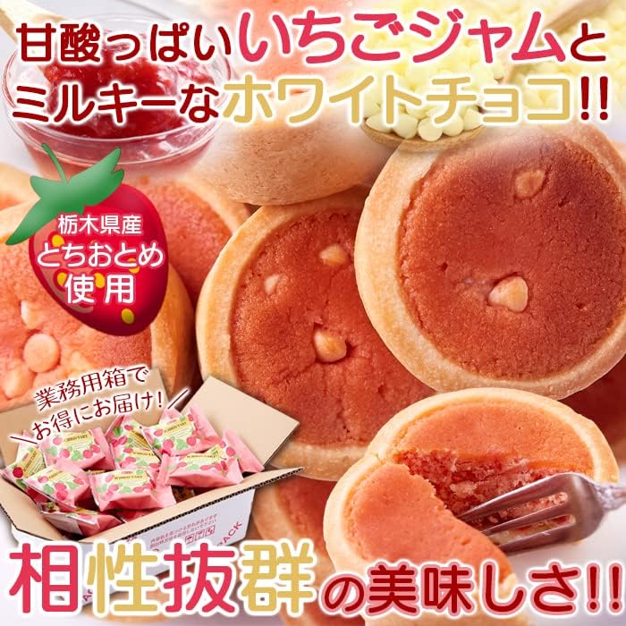 Natural Life Strawberry Tart (22 Pieces), Made in Tochigi Prefecture, Sweets, Treats, Souvenirs, Birthday