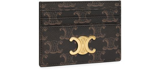 CELINE Triomphe card holder in Triomphe canvas - Image 2