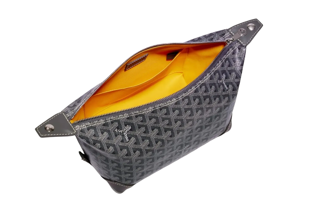 GOYARD 'GREY' BOWLING 25 TOILETRY BAG
